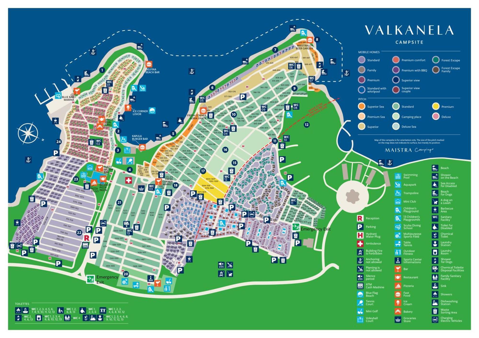 Maistra Camping Valkanela Pitches Funtana Exterior foto